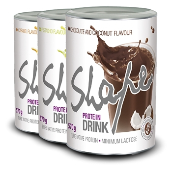 PROM-IN Shape Shake - protein drink čokoláda s kokosom 570 g