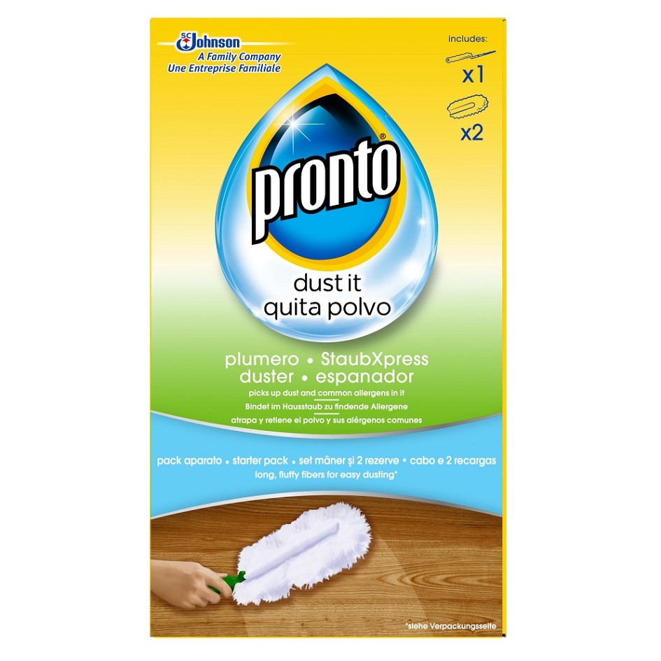 PRONTO prachovka duster držiak 2 chlp prach