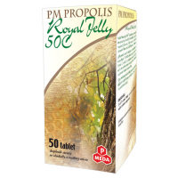 PURUS MEDA Propolis 50C + Royal jelly 500 mg 50 tabliet PURUS MEDA Propolis 50C + Royal jelly 500 mg 50 tabliet