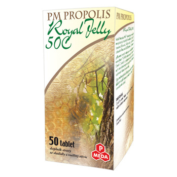PURUS MEDA Propolis 50C + Royal jelly 500 mg 50 tabliet