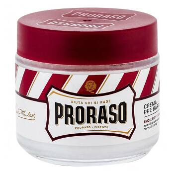 PRORASO Red prípravok pred holením Pre-Shaving Cream 100 ml