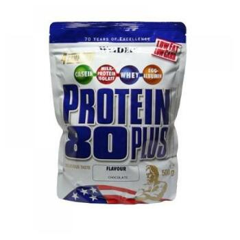 Protein 80 Plus, viaczložkový proteín, Weider, 500 g - Kapučíno, expirácie
