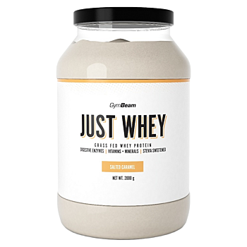 GYMBEAM Proteín just whey slaný karamel 2000 g (Srvátkové proteíny) - Instantné, Proteinové, Pred výkonom