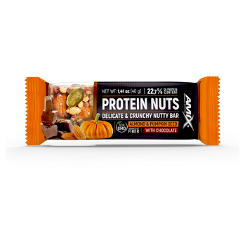 AMIX Protein nuts bar mandle a tekvicové semienko 40 g