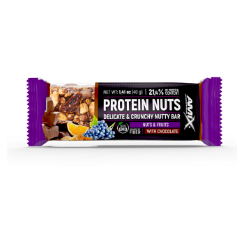 AMIX Protein nuts bar orechy a ovocie 40 g