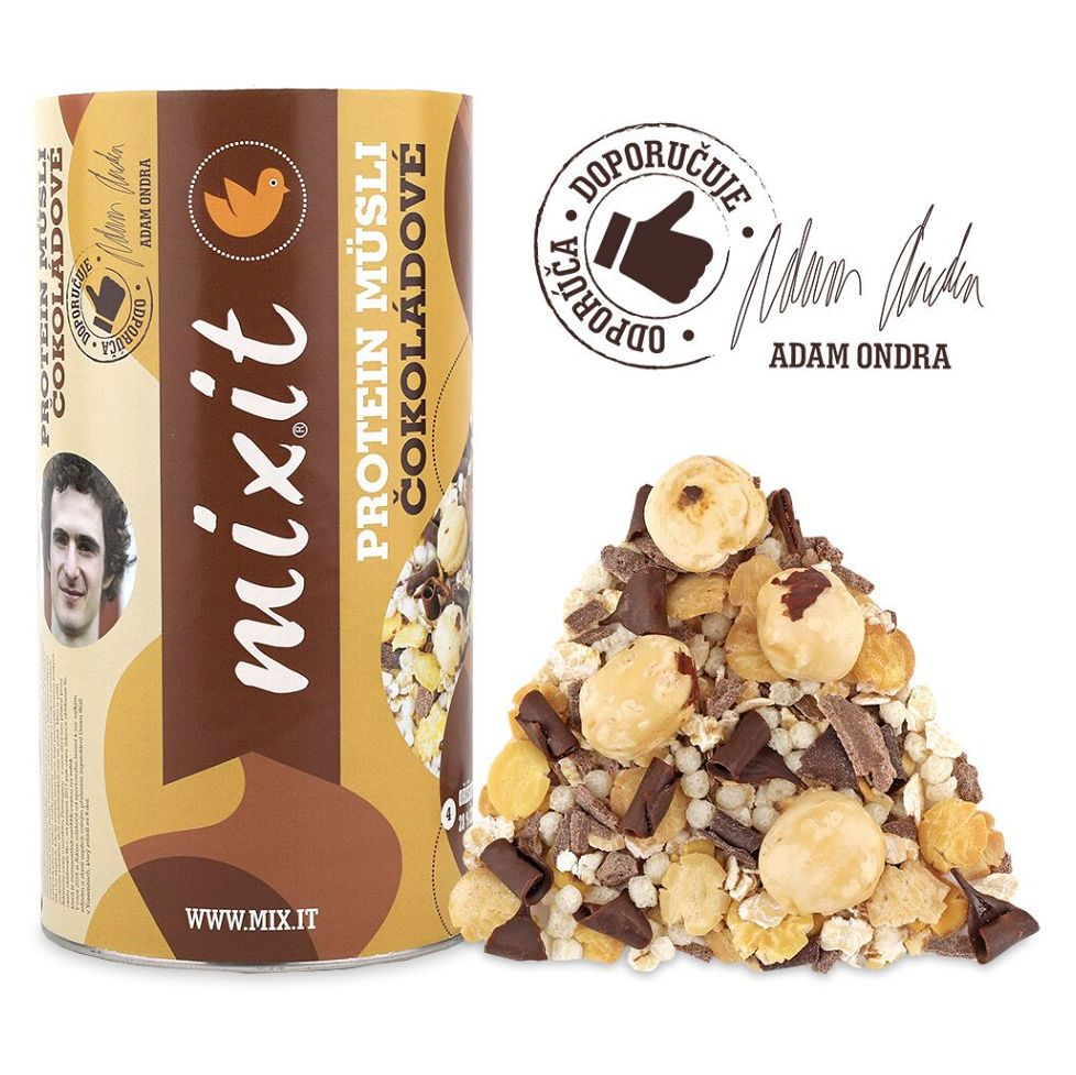 MIXIT Proteínovia müsli Adama Ondra s čokoládou 450 g kúpite na Mojalekaren.sk