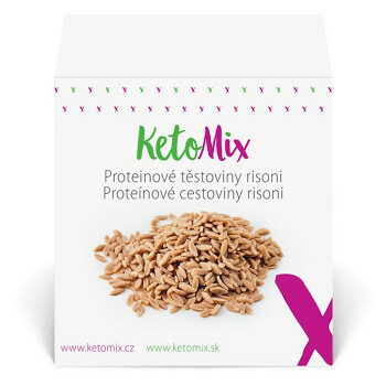 KETOMIX Proteínové cestoviny risoni 10 porcií