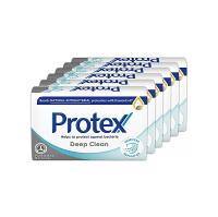 PROTEX Deep Clean Tuhé mydlo s prirodzenou antibakteriálnou ochranou 6 x 90 g