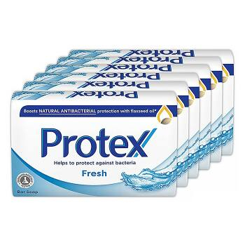 PROTEX Fresh Tuhé mydlo s prirodzenou antibakteriálnou ochranou 6 x 90 g
