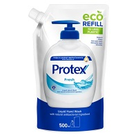 PROTEX Fresh tekuté mydlo s prirodzenou antibakteriálnou ochranou náhradná náplň 500 ml