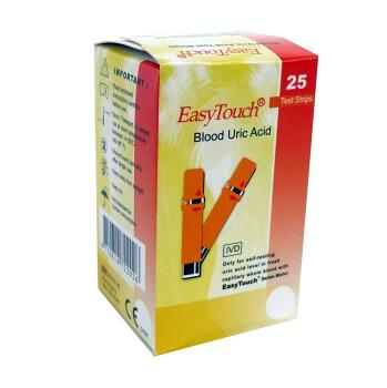 Prúžky EasyTouch - kyselina močová 25 kusov