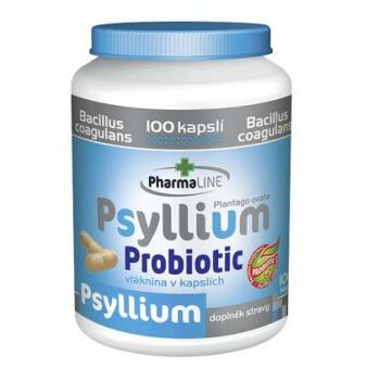 PHARMALINE Psyllium Probiotic 100 kapsúl