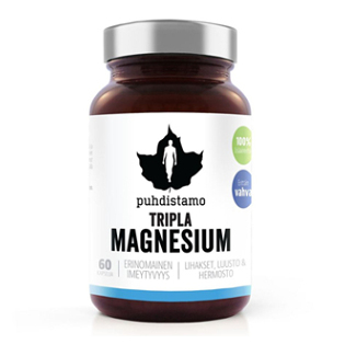 PUHDISTAMO Triple magnesium 60 kapsúl