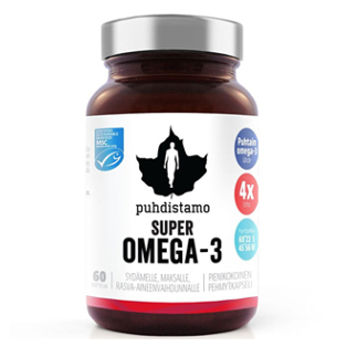 PUHDISTAMO Super omega 3 60 kapsúl