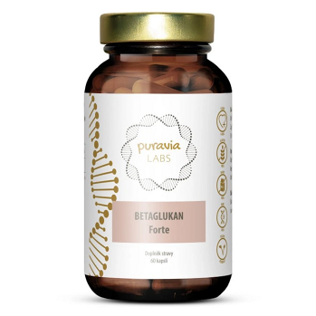 PURAVIA LABS BETAGLUKAN Forte 60 kapsúl (Prírodné betaglukany)