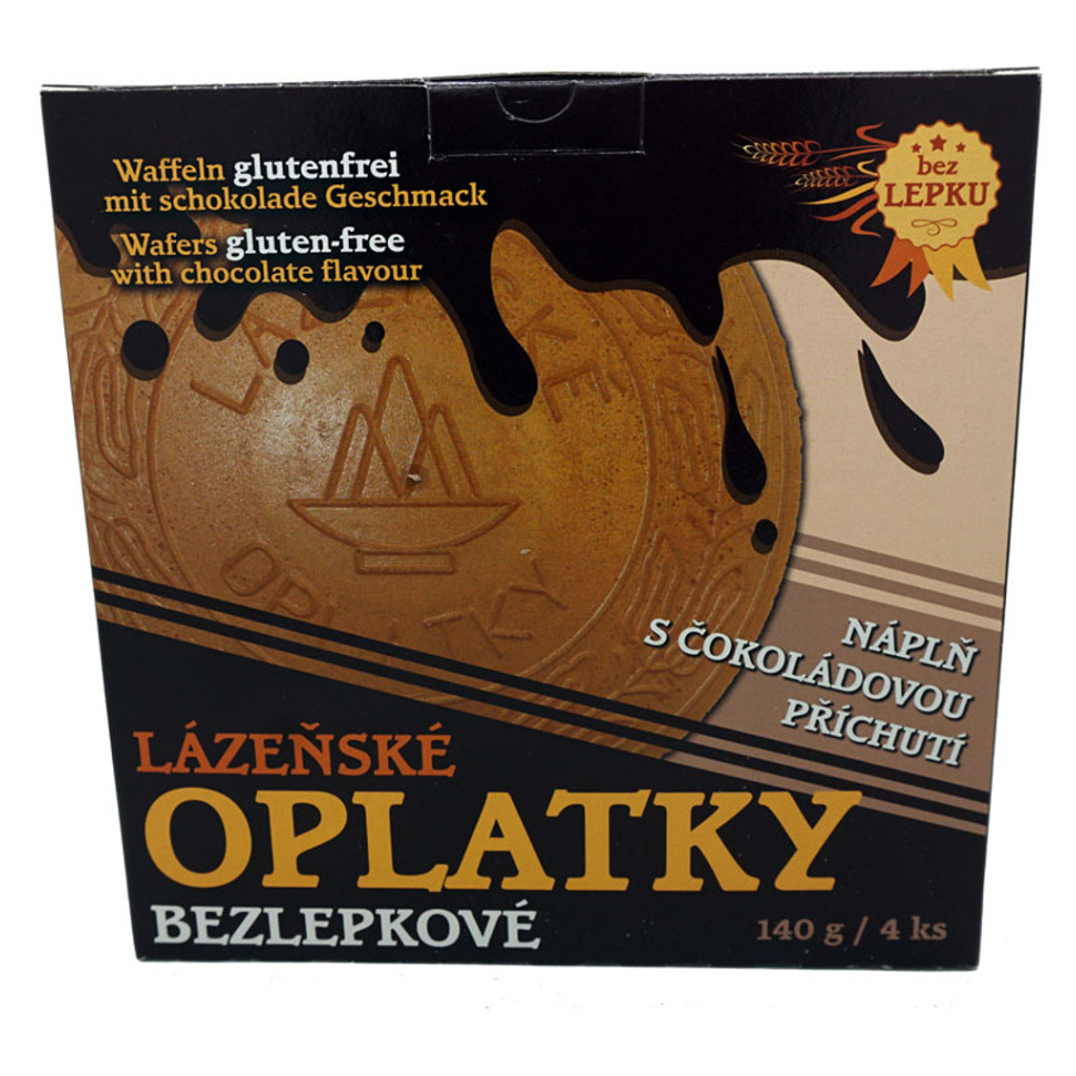 PURAVITA Kúpeľné oblátky čokoládové bez lepku 4 kusy