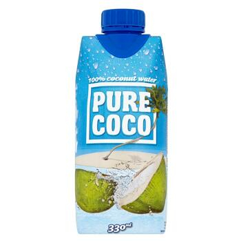 PURE COCO 100% kokosová voda 330 ml