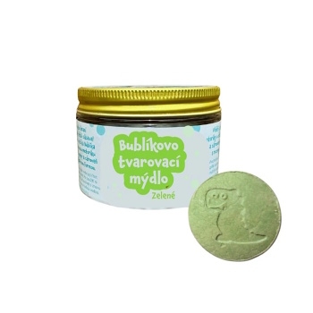 PURE HARMONY Bublíkovo tvarovacie mydlo zelené 100 g (Mydlá a sprchové gély) - Prírodné, Zvláčňujúci