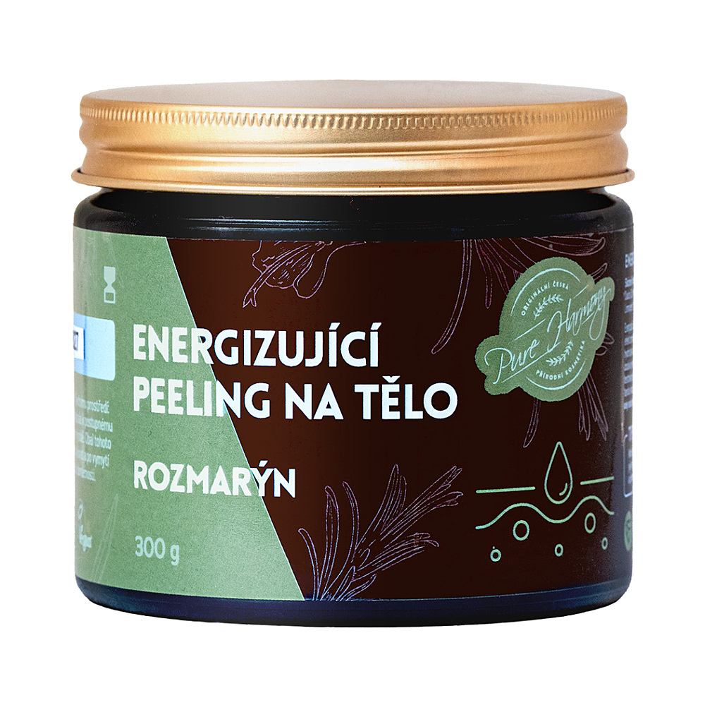 PURE HARMONY Energizujúci peeling na telo rozmarín 300 g
