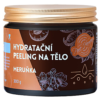 PURE HARMONY Hydratačný peeling na telo marhuľa 300 g (Telový peeling) - Hydratačný, Čistiace, Telové