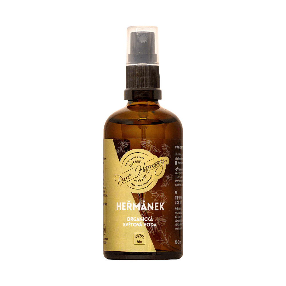E-shop PURE HARMONY Organická kvetová voda harmanček BIO 100 ml