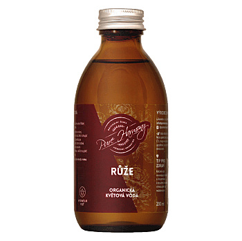 PURE HARMONY Organická kvetová voda ruža náhradná náplň 200 ml (Prírodné pleťové vody) - Ošetrujúci, Rozjasňujúce, Upokojujúci, Čistiace, Prírodné, S vôňou, Hypoalergénny