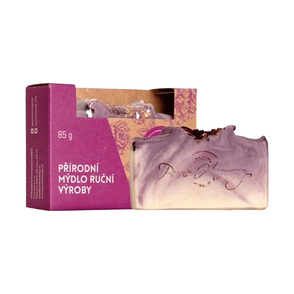 PURE HARMONY Prírodné mydlo Ruže 85 g