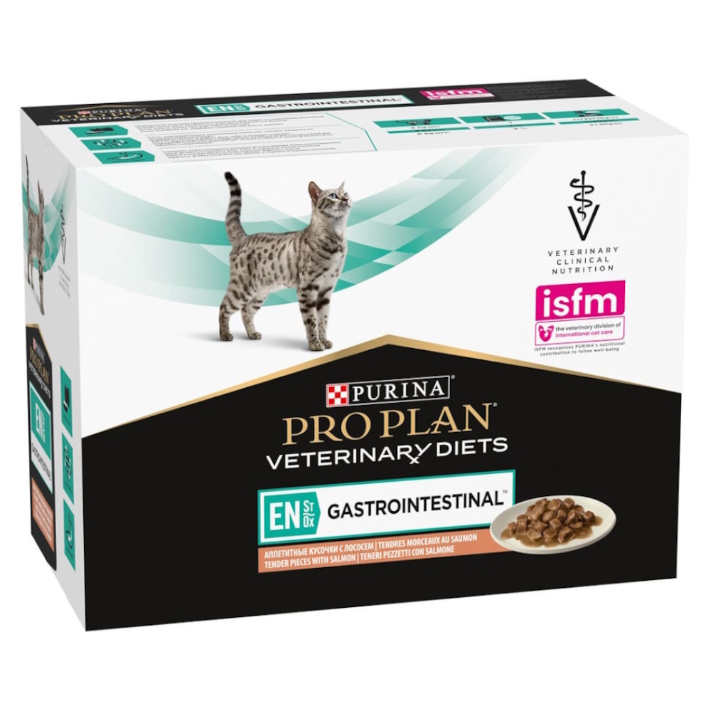 E-shop PURINA PRO PLAN Vet Diets EN St/Ox Gastrointestinal Chicken kapsička pre mačky 10x85 g