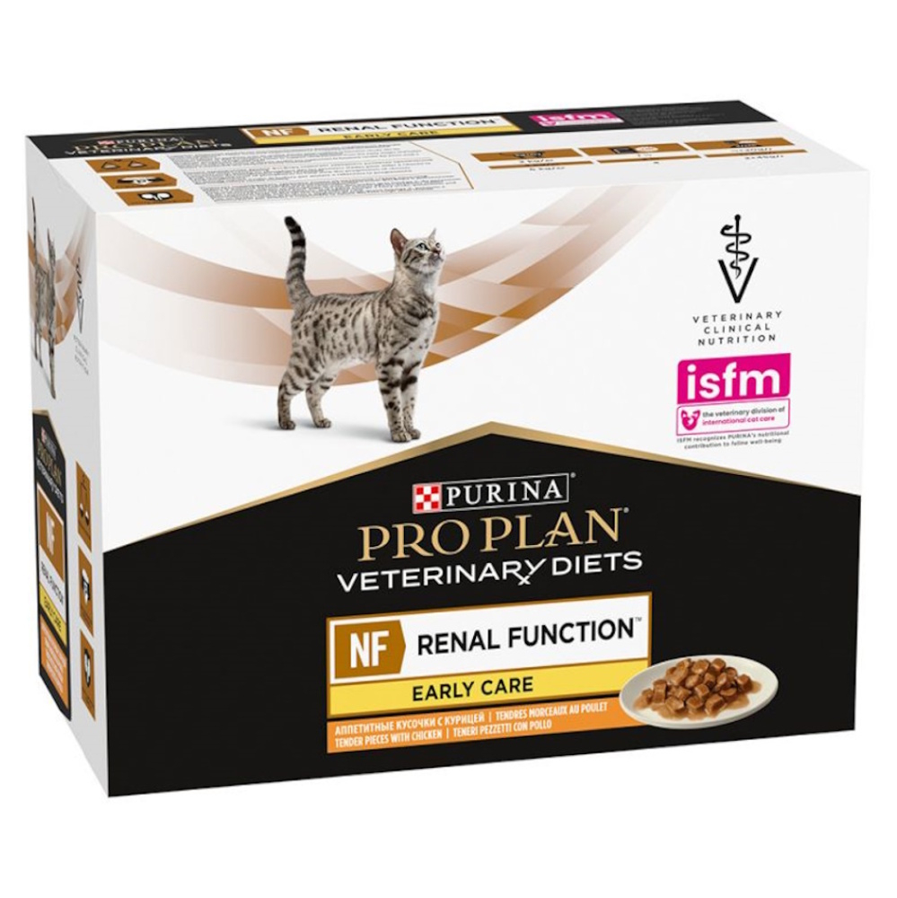 E-shop PURINA PRO PLAN Vet Diets NF Renal Function Early Care Chicken kapsička pre mačky 10x85 g