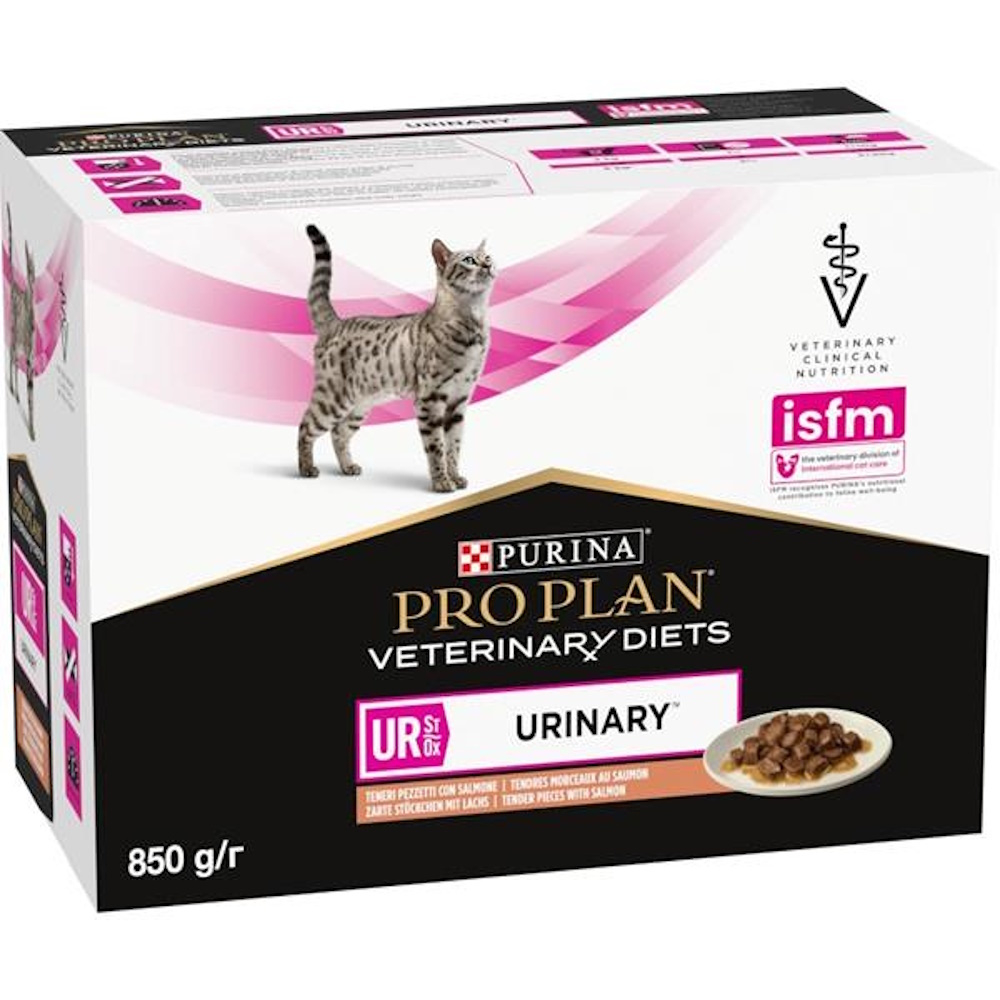 E-shop PURINA PRO PLAN Vet Diets UR St/Ox Urinary Salmon kapsička pre mačky 10x85 g