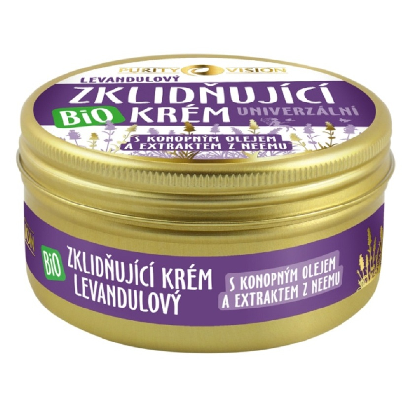 PURITY VISION Bio Levanduľový Upokojujúci krém univerzálny 100 ml