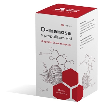 PURUS MEDA D-manóza s propolisom PM 30 tabliet (Močové cesty) - Viaczložkové