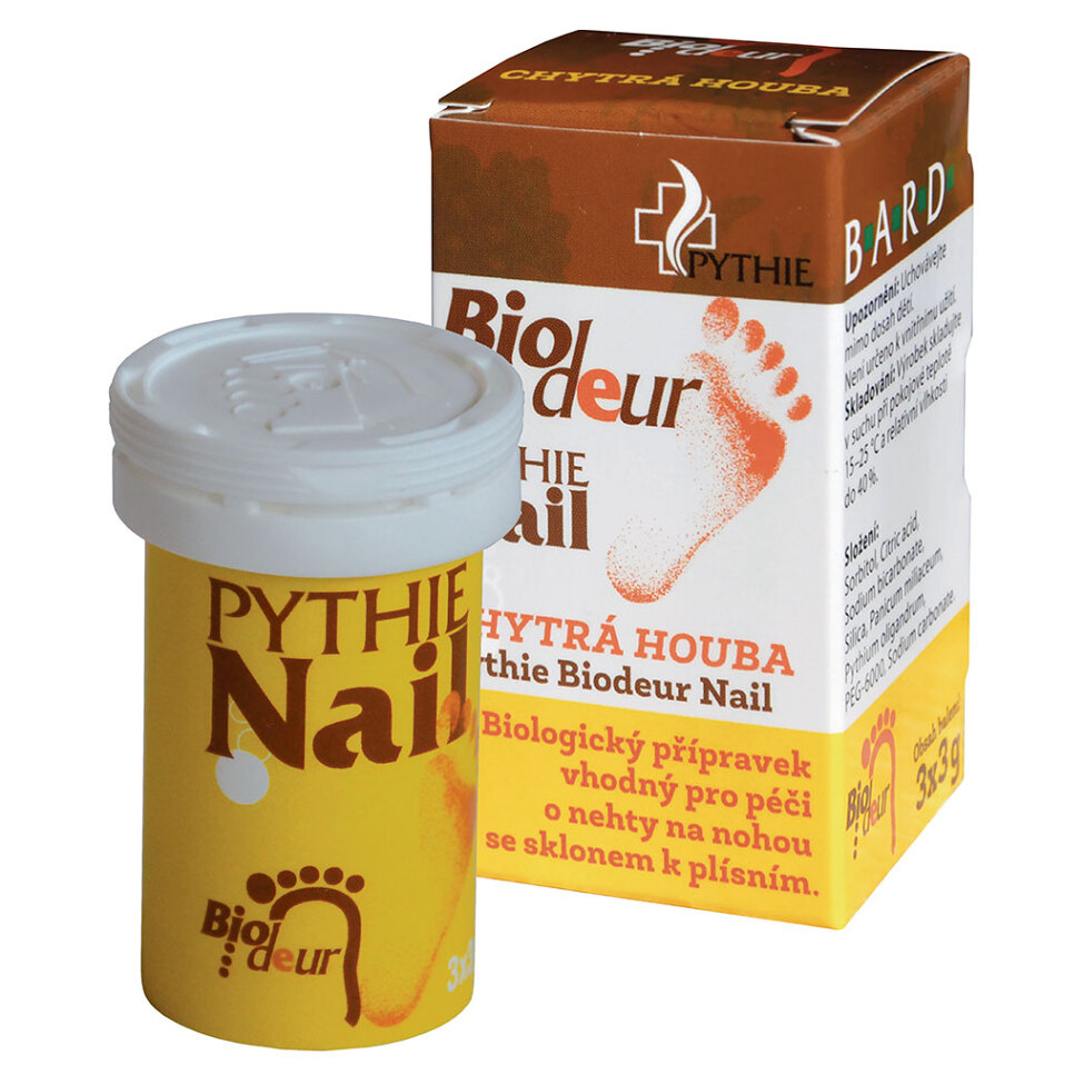 E-shop PYTHIE BIODEUR Chytrá huba Nail Šumivé tablety 3 x 3 g