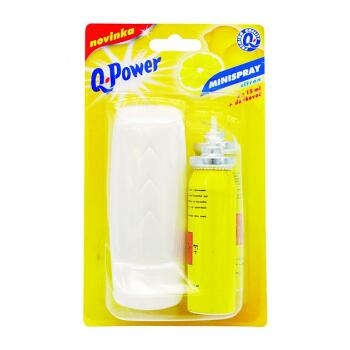 Q power MiniSpray 2x15ml dávkovač citrón