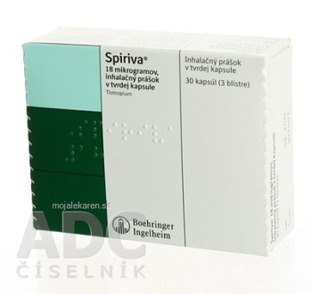 SPIRIVA plv icd 18µg 1x30 ks (Lieky na predpis)