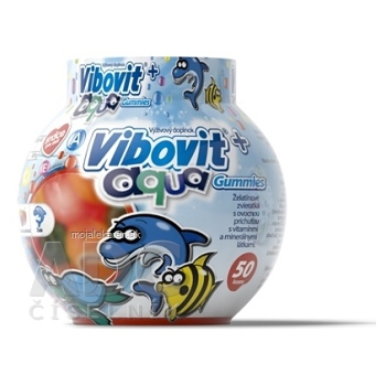 VIBOVIT+ AQUA Gummies želatínové zvieratká 50 ks