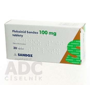 FLEKAINID SANDOZ 100 mg tablety tbl 1x30 ks (Lieky na predpis)