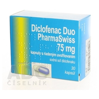 Diclofenac Duo PharmaSwiss 75 mg cps mod (blis.) 1x30 ks