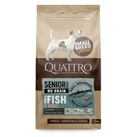 QUATTRO Dry SB Senior/Diéta Ryby & Krill granule pre psov 1,5 kg