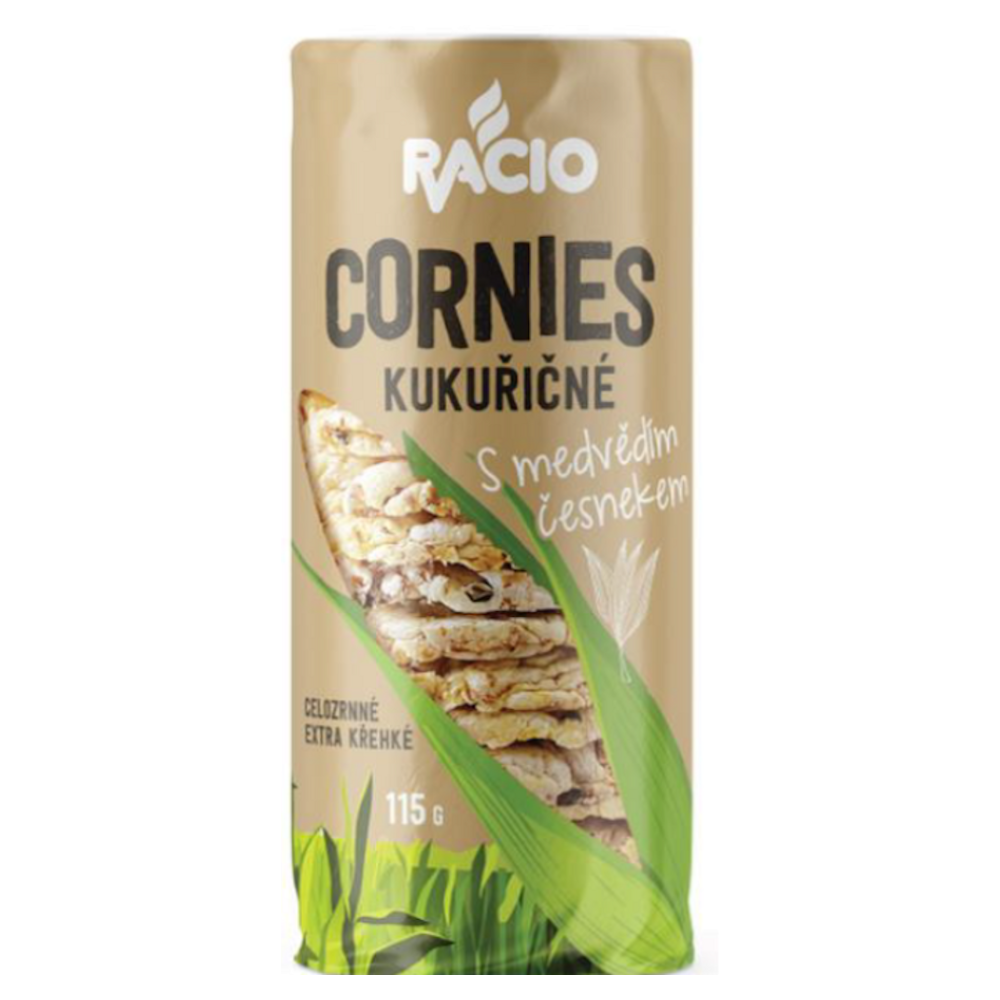 E-shop RACIO Cornies kukuričné ​​s medvedím cesnakom 115 g
