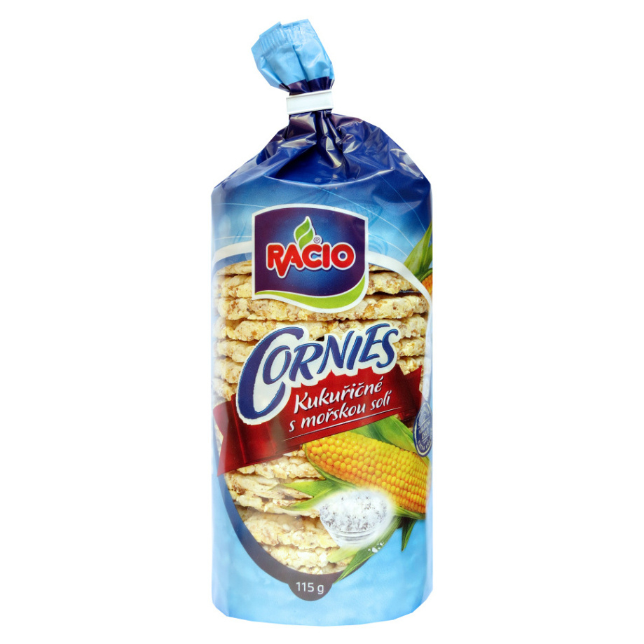 E-shop RACIO Cornies kukuričné ​​s morskou soľou 115 g