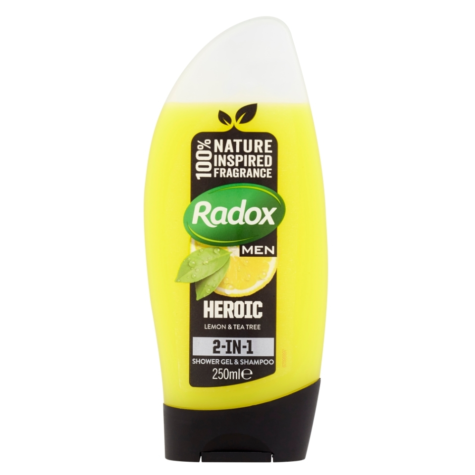 RADOX Men Lemon + Tea Tree sprchový gel 250 ml