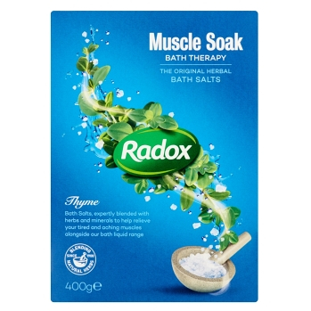 RADOX Soľ do kúpeľa 400 g Muscle soak 