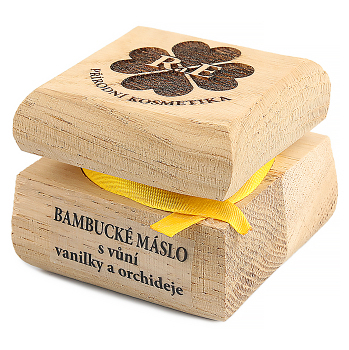 RAE Bambucké maslo s vanilkou a orchideou čisto drevená krabička 30 ml