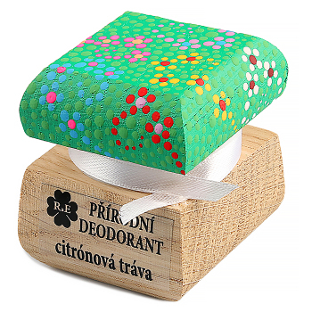 RAE Prírodný krémový dezodorant citrónová tráva farebná krabička 15 ml