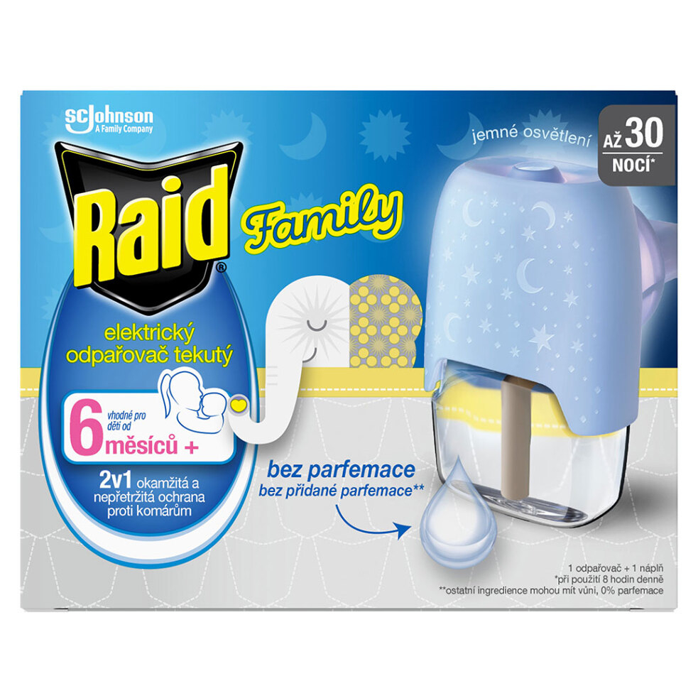 E-shop RAID Elektrický odparovač s tekutou náplňou Family 21 ml