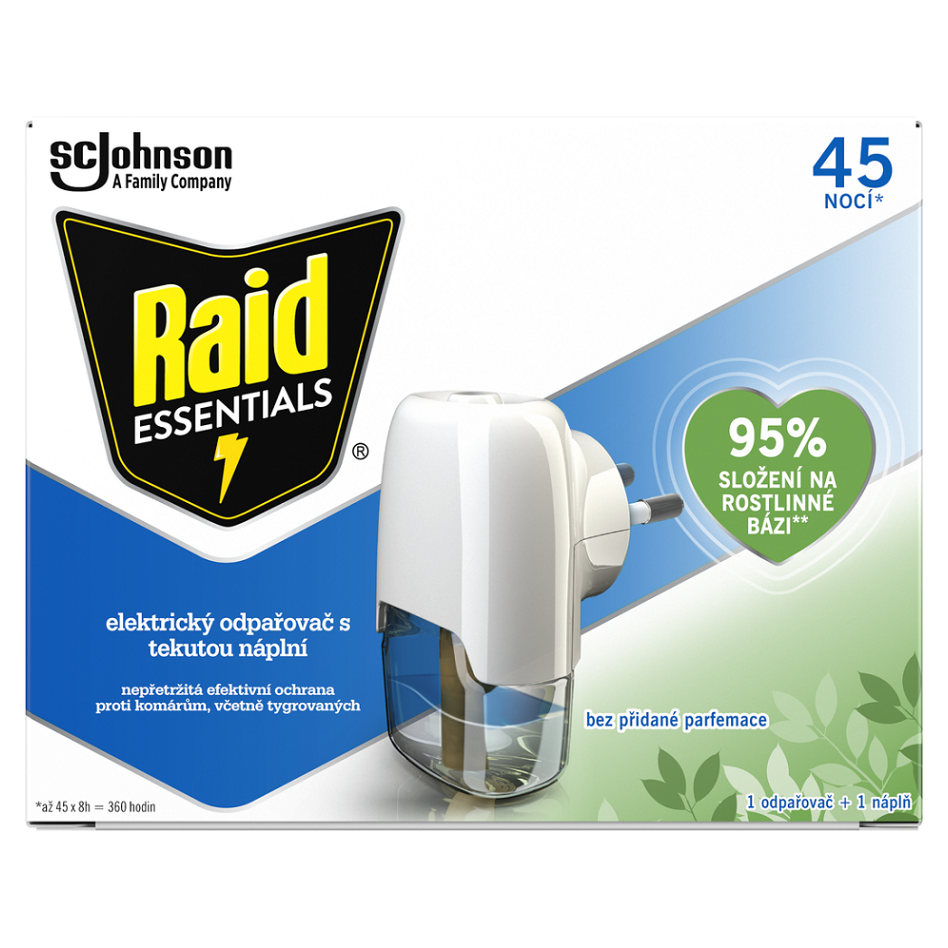 E-shop RAID Essentials elektrický odparovač s tekutou náplňou 27 ml
