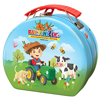 TEREZIA Rakytníček + multivitamínové želatinky 50 kusov Kufrík Traktor (Vitamíny, multivitamíny pro děti) - Viaczložkové