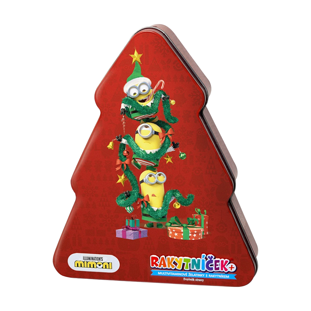 Terezia Rakytníček+ želatínky Mimoni Vianočný stromček 2024 50 bonbónov kúpite na Mojalekaren.sk