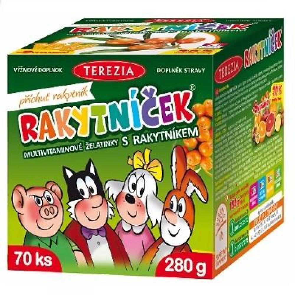 E-shop TEREZIA Rakytníček multivitamínové želatínky 70 kusov